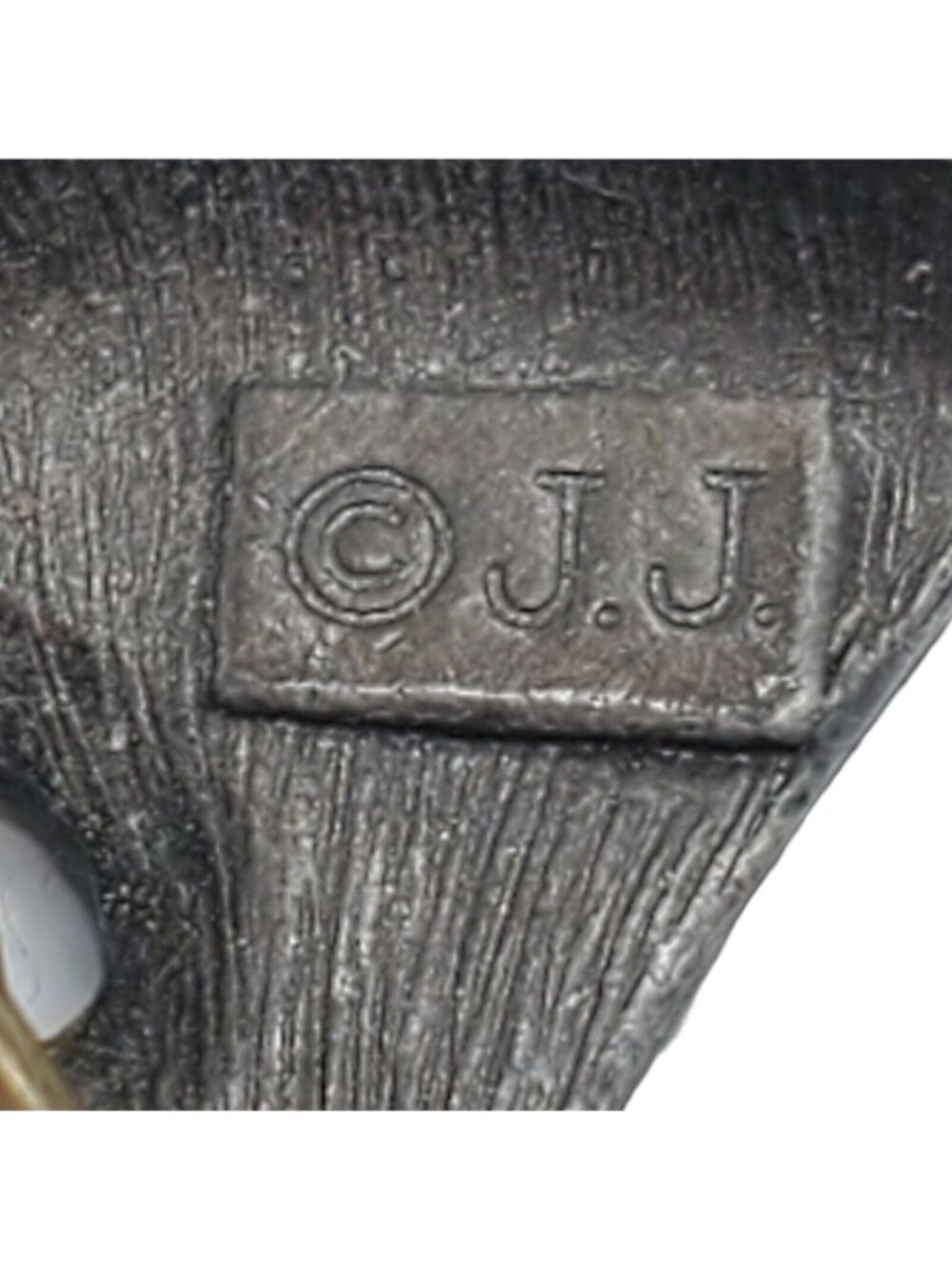 Vtg Signed JJ Jonette Model A T Car Brooch Pin 1.5" Old-fashioned Jonette Pewter - Picture 6 of 9